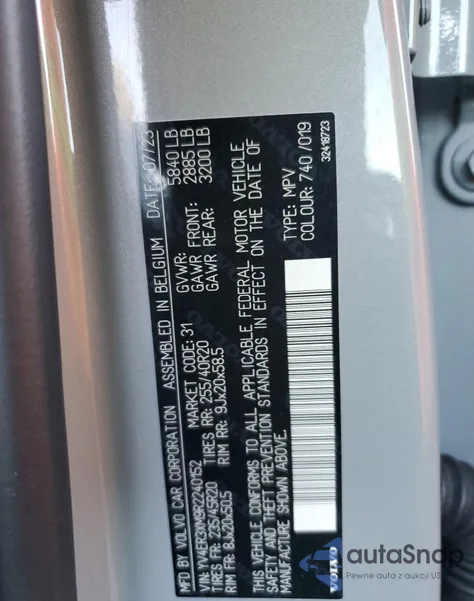 2024 Volvo Xc40 Recharge Ultimate from USA, damaged, VIN YV4ER3XM9R2240152